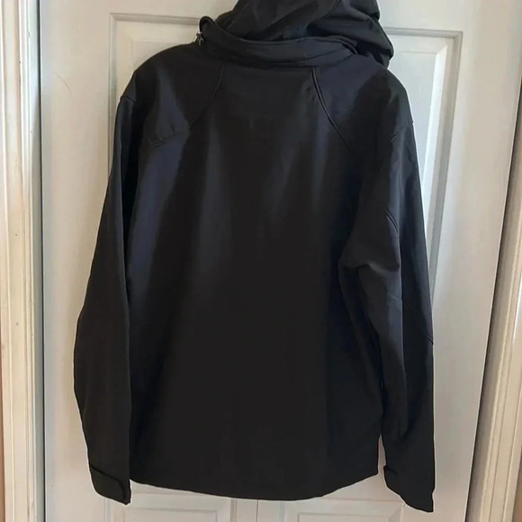 Y2K ,vintage tag,NWT MEN Large soft shell black jacket !Exc cond! Sporty,classic - Picture 6 of 14